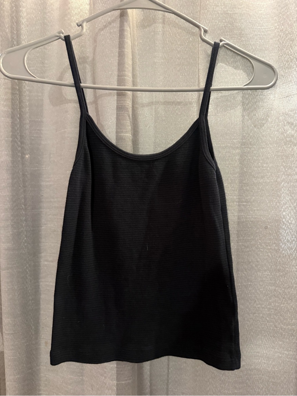 Brandy Melville navy Ribbed Slim Strap Tank